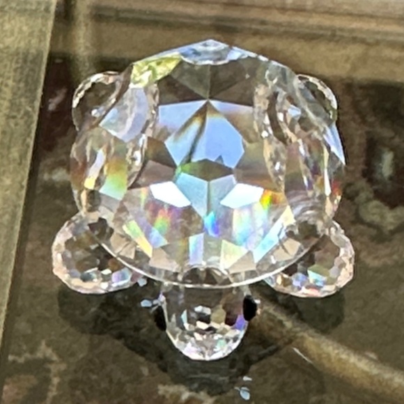 Swarovski Clear Crystal Solitaire Iridescent Sparkle
